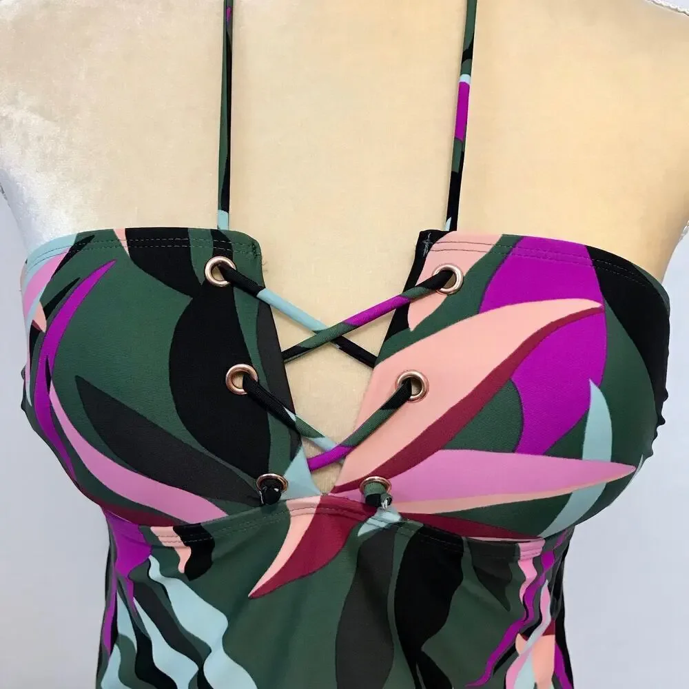 Hula Honey NWOT Tankini Women M